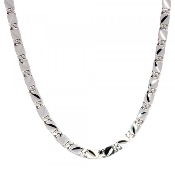 Halskette Kette Collier echt Silber 925 Sterlingsilber rhodiniert