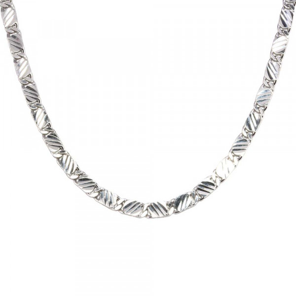 Kette Collier echt Silber 925 rhodiniert in den Längen 42, 45 und 50 cm