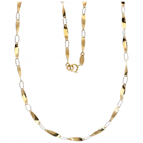 Damen Collier echt Gold 333 (8 kt) bicolor