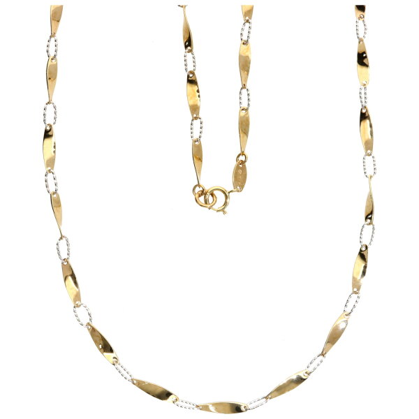 Damen Collier echt Gold 333 (8 kt) bicolor