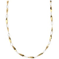 Damen Collier echt Gold 333 (8 kt) bicolor