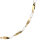 Damen Collier echt Gold 333 (8 kt) bicolor