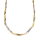 Singapur Collier echt Gold 333  (8 kt)  bicolor in 42 cm