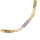 Singapur Collier echt Gold 333  (8 kt)  bicolor in 42 cm