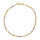 Armkette Singapur 2,4 mm echt Gold 333 (8 kt)  bicolor 19 cm lang