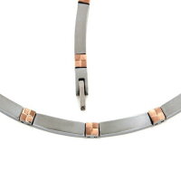 Damen Collier aus Titan bicolor rose TITANIUM