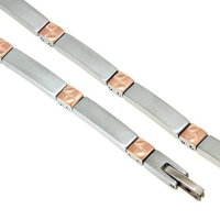 Damen Collier aus Titan bicolor rose TITANIUM