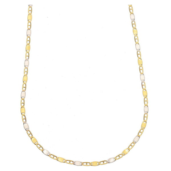 Damen Collier echt Gold 333 (8 kt) bicolor