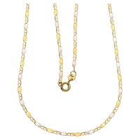 Damen Collier echt Gold 333 (8 kt) bicolor