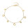 Zartes Bettelarmband echt Gold 333 (8 kt) 18+2 cm