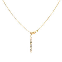 Zartes Damen Collier echt Gold 333 (8 kt) Länge 42 +...