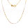 Kette Collierkette echt Gold 333 (8 kt) in tricolor  45 cm lang verstellbar