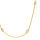 Kette Collier echt Gold 375 (9 kt) Rundanker 45 cm lang