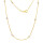 Kette Collier echt Gold 375 (9 kt) Rundanker 45 cm lang