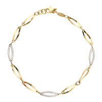 Armband Armkette echt Gold 333 (8 kt) 19 cm lang mit...