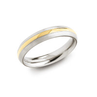 Partnerring Trauring von BOCCIA TITANIUM aus Titan in...