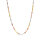 Kette Collier Singapur 2,4 mm breit echt Gold 333 (8 kt) tricolor 42 cm