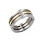 Damen Ring von BOCCIA TITANIUM aus Titan in bicolor mit 5 Brillanten