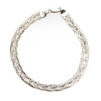 Armband Flechtmuster echt Silber 925  in 21 cm