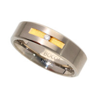 Partnerring Ring von BOCCIA TITANIUM aus Titan in bicolor...