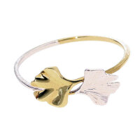 Damen Ring echt Gold 333 (8 kt) in bicolor