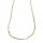 Damen Kette Singapur echt Silber 925 in bicolor in 50 cm