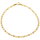 Armkette echt Gold 375 (9 kt)  mit Diamantschliff 19 cm lang