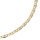 Armkette echt Gold 375 (9 kt)  bicolor mit Diamantschliff 19 cm lang