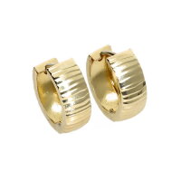 Creolen Klappcreolen aus echt Gold 333 (8kt)