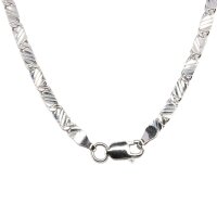 Kette Collier echt Silber 925 rhodiniert