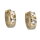 Creolen Klappcreolen echt Gold 333 (8kt) bicolor